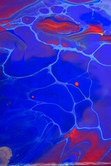 My original painting in bright bold colours, Fluid art