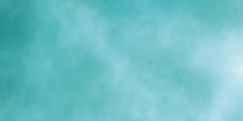 Abstract watercolor background . Grunge wallpaper of blue sky with white clouds . Summer heaven bright cloudscape .	