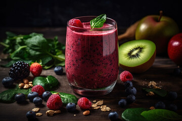 A Healthy smoothie. created using Generative Ai