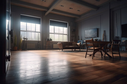 Interior of a living room. created using Generative Ai