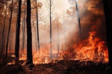 Waldbrand durch Klimaerwärmung, Generative AI 
