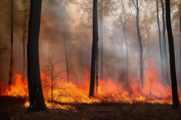 Waldbrand durch Klimaerwärmung, Generative AI 

