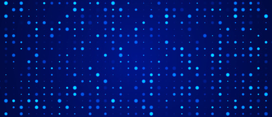 Obraz premium Dust particles backdrop. Computer code of dots. 3D rendering.