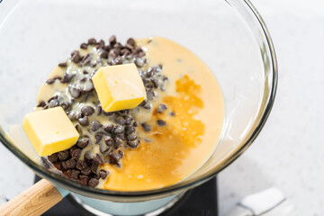 Chocolate pistachio fudge