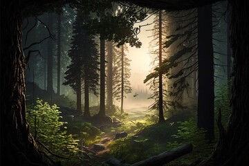 Forest Landscape - Generative A.I.