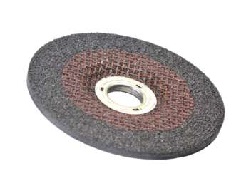 Grinding wheel on a white background isolated