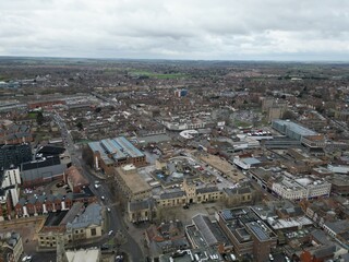 Fototapeta premium Bedford Bedfordshire UK Drone, Aerial, .