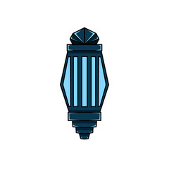 Islamic lantern icon, illustration of a lantern with an elegant concept, suitable for Ramadan and Eid designs
