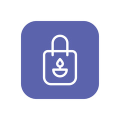 Shopping Bag icon vector stock.