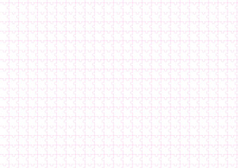 パズルのピースのテクスチャー　A4サイズ　ピンク