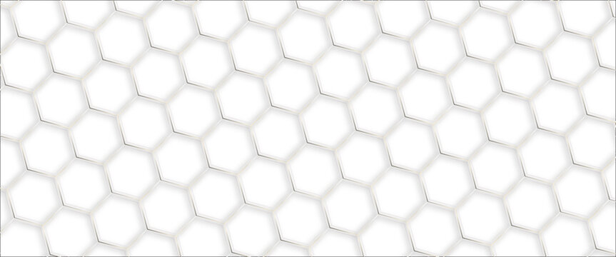 Abstract technology background vector EPS, abstract white hexagon concept background with hexagons, abstract background with lines, white texture background, hexagon abstract background. © Grave passenger