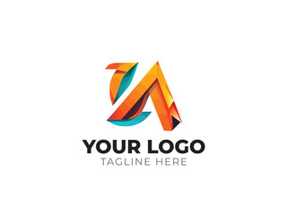 Sleek Letter A Logo Vector Design