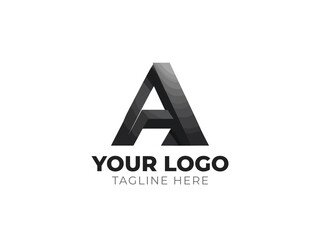 Sleek Letter A Logo Vector Design