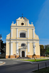 Fototapeta na wymiar Holy Trinity Church in Radom, city in Masovian Voivodeship, Poland.