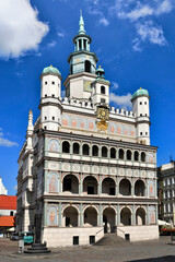 Town hall in Poznan, Greater Poland Voivodeship, Poland.