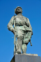Legions of Marshal Jozef Pilsudski monument in Radom, city in Masovian Voivodeship, Poland.