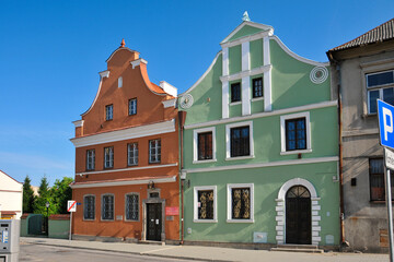 Fototapeta na wymiar Modern art museum in Radom, city in Masovian Voivodeship, Poland.