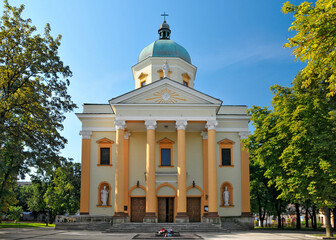 St. Stanislaus church in Radom, city in Masovian Voivodeship, Poland.