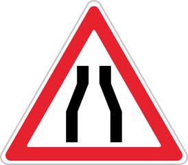 Shrinkable Coating on Both Sides (T-4a), Traffic Sign