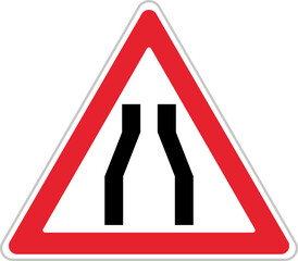 Shrinkable Coating on Both Sides (T-4a), Traffic Sign