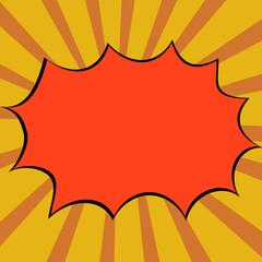 Obraz premium illustration of comic background suitable for copy space