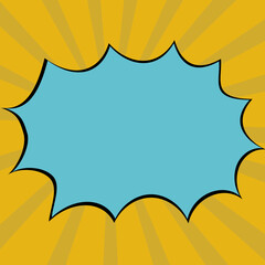 Obraz premium illustration of comic background suitable for copy space