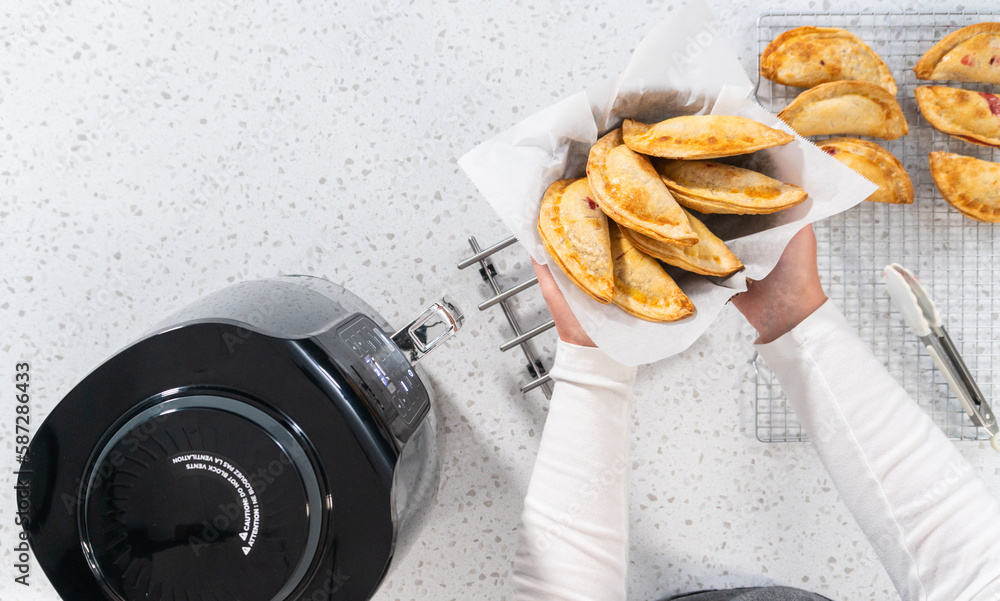 Sticker Sweet Cherry Empanadas in Air Fryer