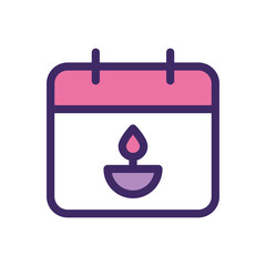 Calendar icon vector stock.
