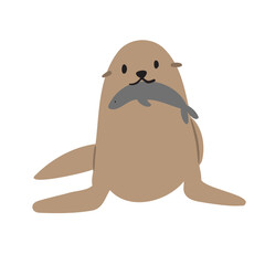 coastal landscape creator clipart set, vector woman on beach illustration, Individual PNG SVG, couple flying seagull sea lion clip art, images in flat cartoon style, Wedding Invitation, Logo Elements.