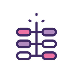 Fire Works icon vector stock.