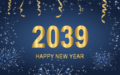 2039 happy new year greetings