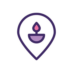 Location icon vector stock.