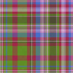 Background plaid check. Texture textile fabric. Pattern vector seamless tartan.