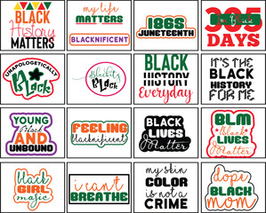 Black SVG Bundle Design