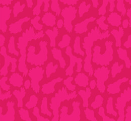 Vector Leopard Bicolor Abstract Retro Fashion Seamless Pattern Textile Design Minimal Geometric