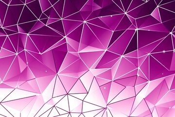 Obraz premium Abstract Art, beautiful purple geometry art pattern. Triangular pattern, unique. Created using generative AI. 