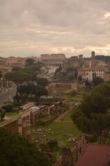 Fototapeta na wymiar Rome by day with colosseum