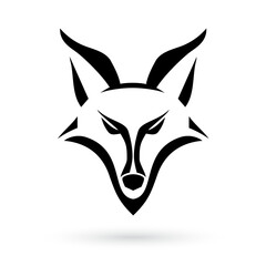 Isolated on a white background, this vector fox head illustration is perfect for vintage and retro hipster designs, such as logos, emblems, badges, labels, and t-shirt templates.