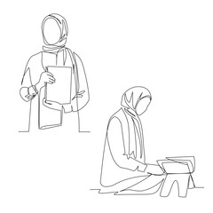 Prayer vector illustration