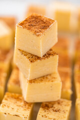 Christmas Eggnog fudge