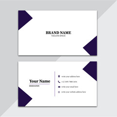 Free vector modern professional business card