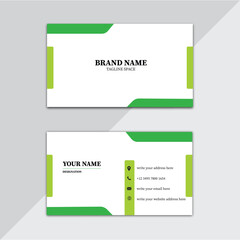Free vector simple business card design template