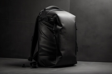 A minimalist backpack. digital art illustration. generative AI