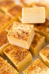 Christmas Eggnog fudge