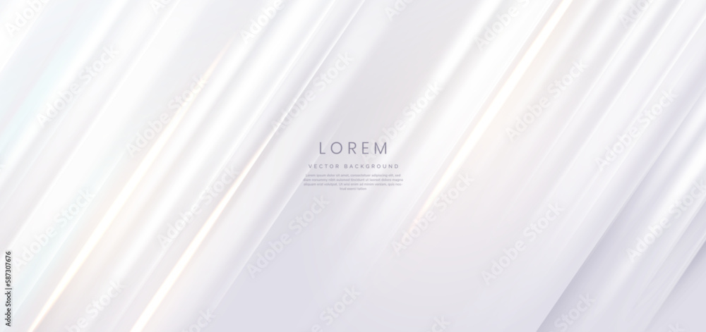 Canvas Prints abstract elegant white background with golden diagonal line. luxury template design. minimal clean b