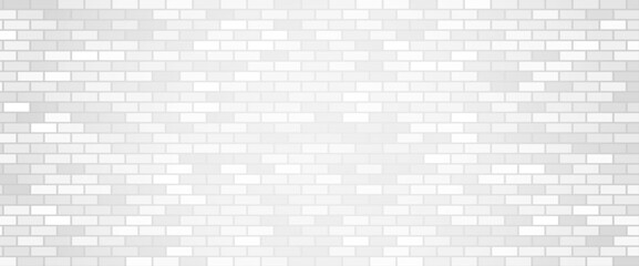 Vintage white wash brick wall texture for design. horizontal background for your text or image. Vintage white wash brick wall texture for design. Panoramic background for your text or image.