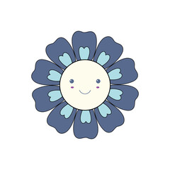 Groovy Flower Cartoon