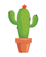 Vector illustration of cactus plant