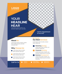 a4 size poster template design, corporate business flyer template design, leaflet template design