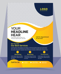 a4 poster template design, leaflet template design, proposal template design, 11.69*8.27 poster template design